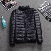 Men's Plus Size Short Down Pattern Jacket